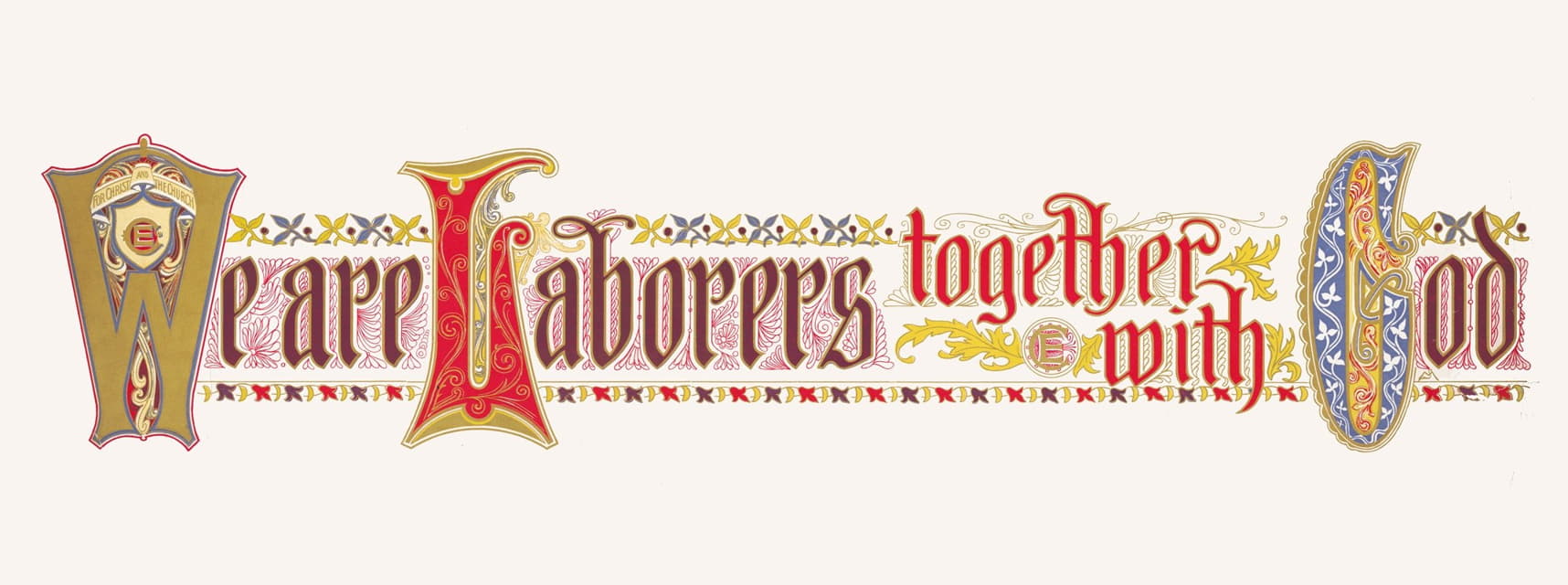 Anonymous - We are laborers together with God