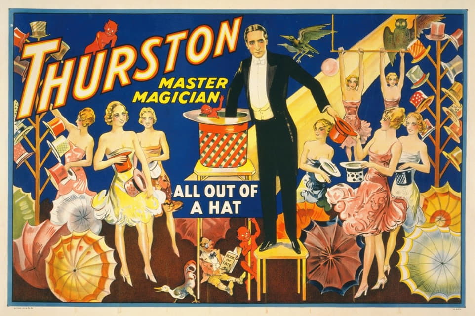 Anonymous - Thurston, master magician all out of a hat.
