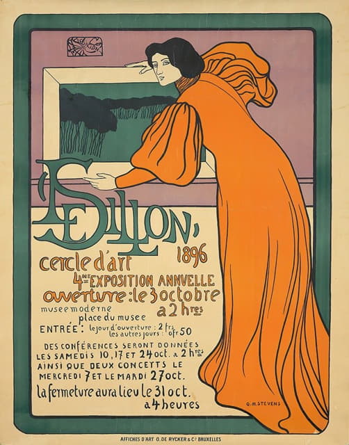 Gustave-Max Stevens - Le Sillon, 4me Exposition