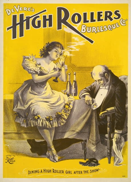 H.C. Miner Litho. Co. - Devere’s High Rollers Burlesque Co.