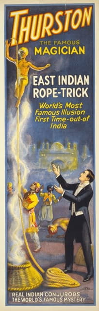 东印度著名魔术师瑟斯顿
