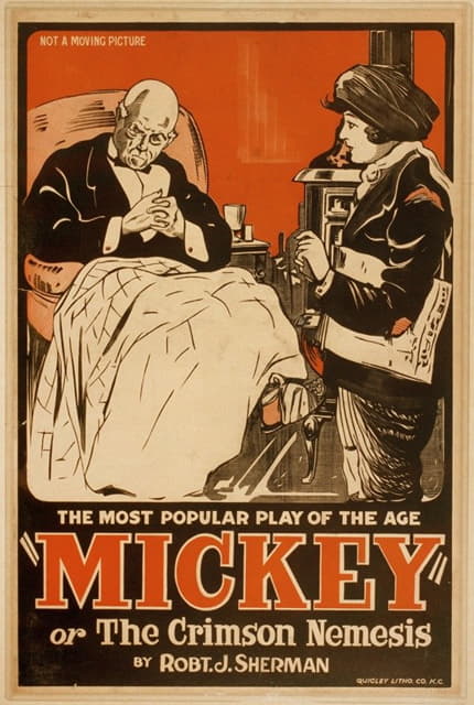 Quigley Litho. Co. - Mickey or The crimson nemesis by Robt. J. Sherman