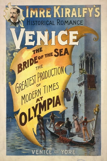 伊姆雷·基尔菲的历史浪漫小说《威尼斯，奥林匹亚海上新娘》是现代奥林匹亚最伟大的作品。