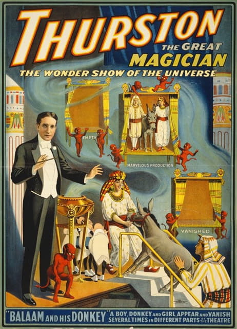 Strobridge and Co - Thurston the great magician the wonder show of the universe.