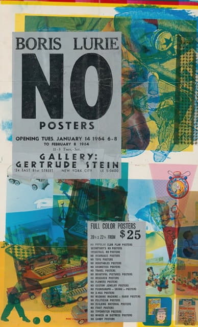 Boris Lurie - No posters. Gertrude Stein Gallery