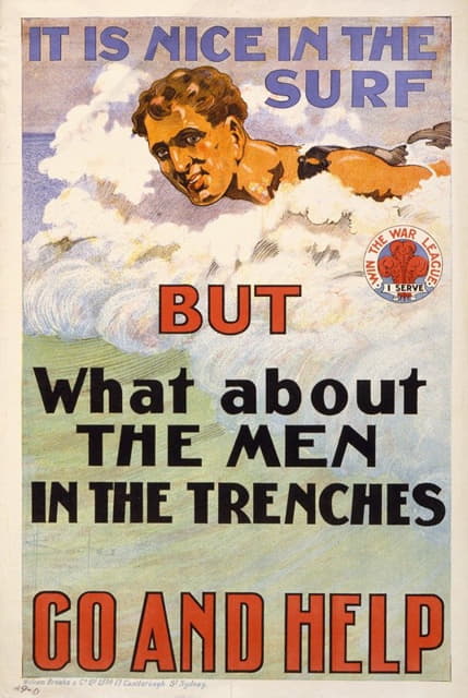 David Henry Souter - It is nice in the surf but what about the men in the trenches. Go and help