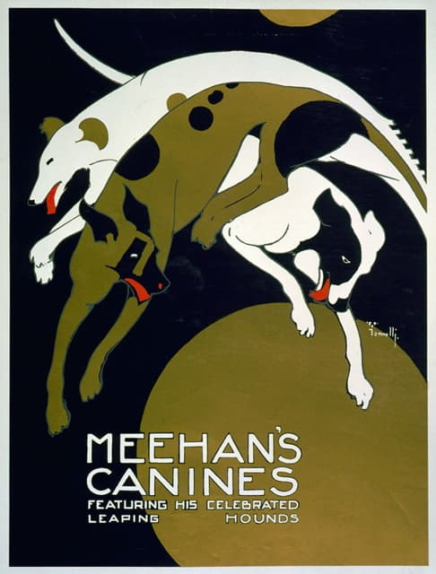 Alfonso Iannelli - Meehan’s canines Featuring his celebrated leaping hounds
