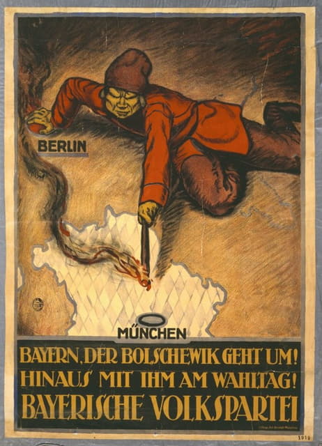Anonymous - Bayern, der Bolshewik geht um! Hinaus mit ihm am Wahltag!