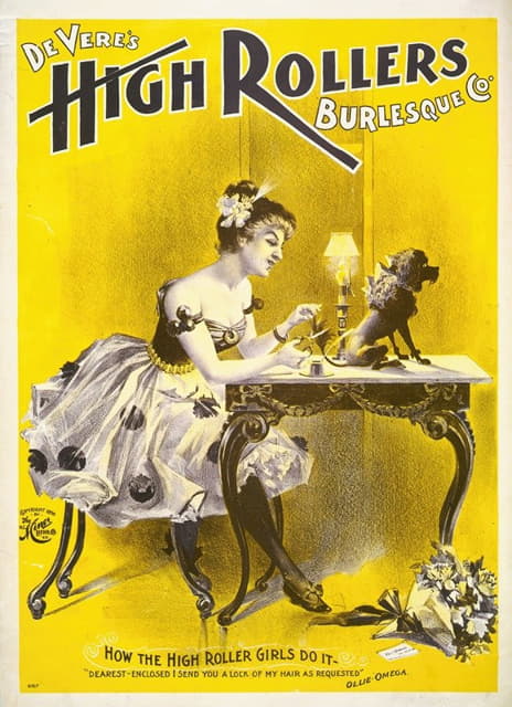 H.C. Miner Litho. Co. - Devere’s High Rollers Burlesque Co.