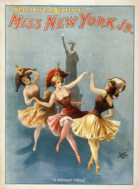 H.C. Miner Litho. Co. - Miss New York Jr. spectacular burlesque.