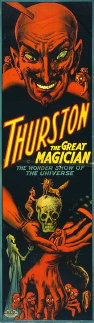 瑟斯顿，伟大的魔术师，宇宙奇观表演。
