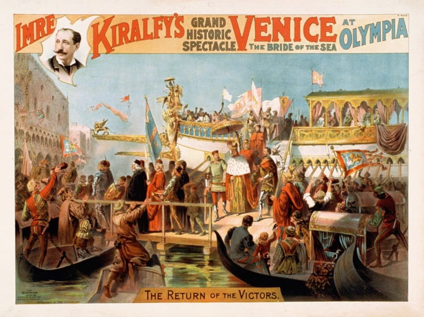 伊姆雷·基尔菲的历史奇观，威尼斯，奥林匹亚的海上新娘