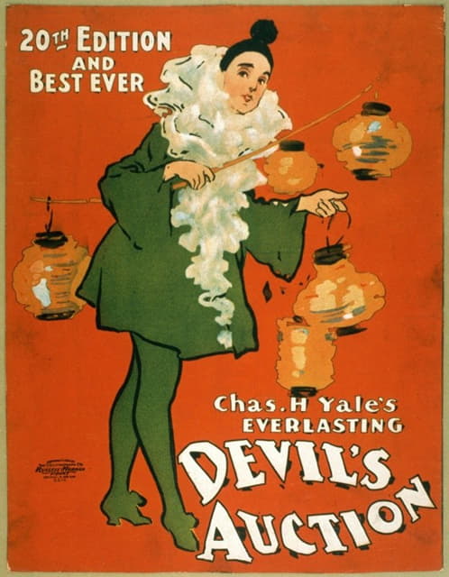U.S. Lithograph Co. - Chas. H. Yale’s everlasting Devil’s auction 20th edition and best ever