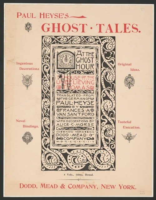 Alice Cordelia Morse - Paul Heyse’s ghost tales