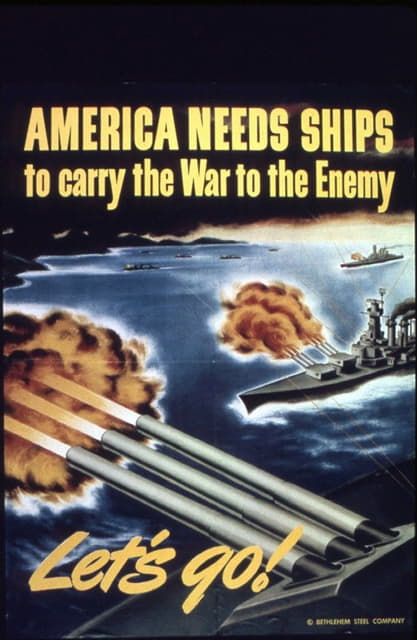 美国需要船只将战争运送到敌人手中