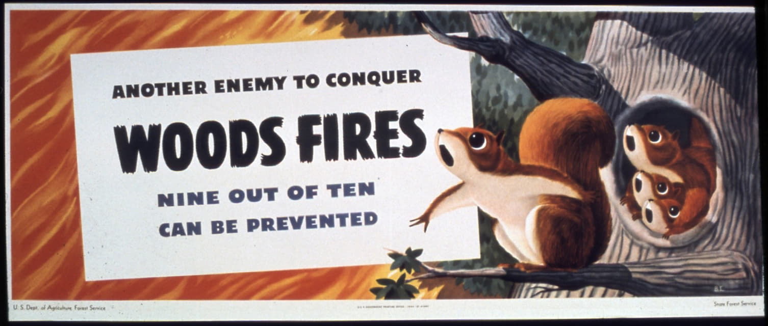 另一个敌人征服了森林大火。十有八九是可以预防的