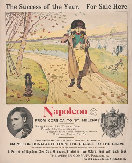 拿破仑从科西嘉岛到圣赫勒拿岛是这一年的成功。在这里出售。