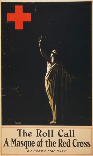 Arnold Genthe - The roll call, a masque of the Red Cross, by Percy MacKaye