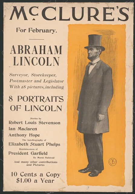Corwin Knapp Linson - McClure’s for February, Abraham Lincoln