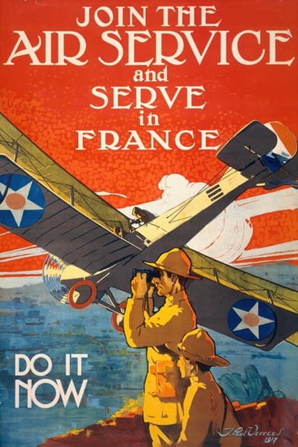 J. Paul Verrees - Join the air service and serve in France–Do it now.