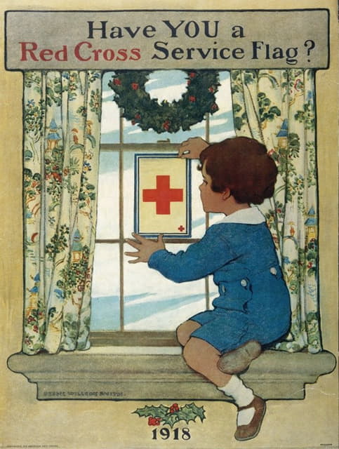 Jessie Willcox Smith - Have you a Red Cross service flag