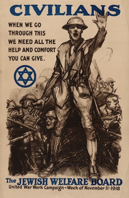 Sidney Riesenberg - Civilians, when we go through this we need all the help and comfort you can give – The Jewish Welfare Board