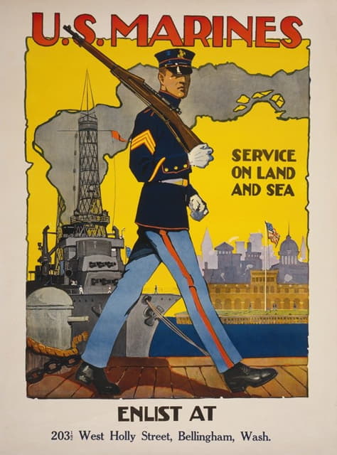 Sidney Riesenberg - U.S. Marine Corps – Service on land and sea