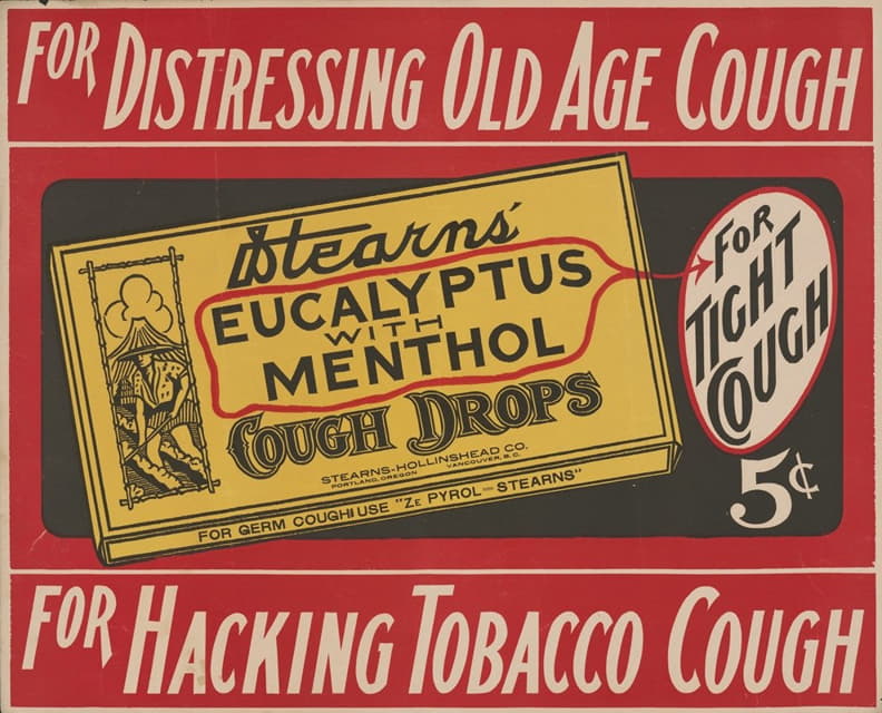 Stearns-Hollinshead Co. - Stearns’ eucalyptus with menthol cough drops
