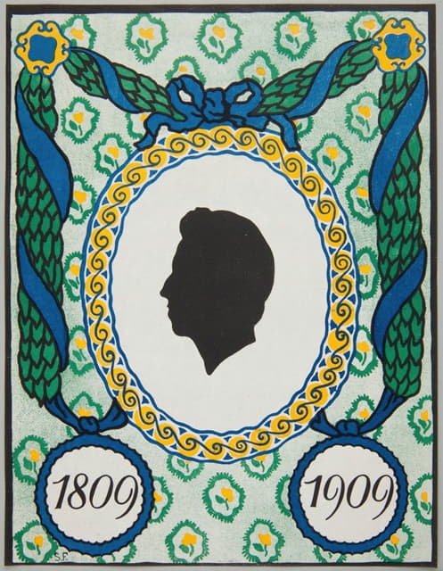 Juliusz Słowacki诞辰100周年纪念窗贴纸