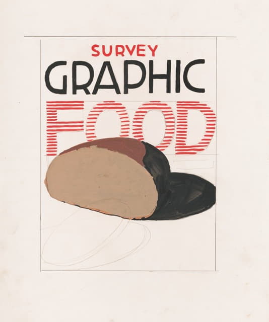 《调查》平面杂志封面平面设计；《食品》