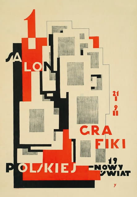 Tadeusz Cieślewski - 1 Salon Grafiki Polskiej. 21 I – 9 II. Nowy Świat 19