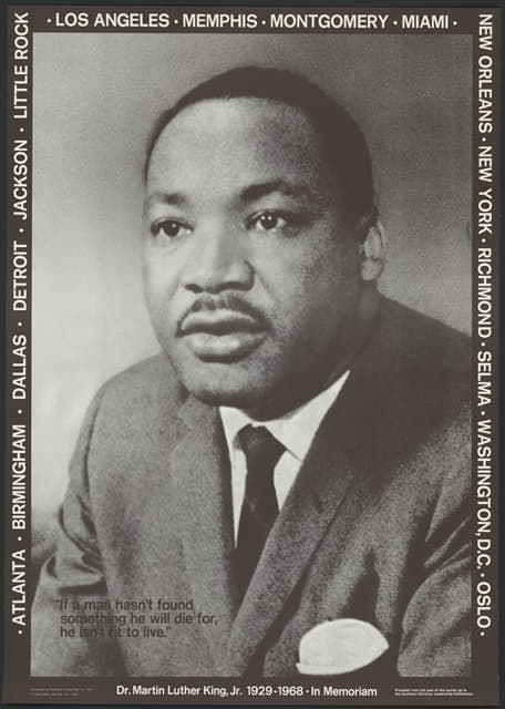 Anonymous - Dr. Martin Luther King, Jr., 1929-1968–in memoriam