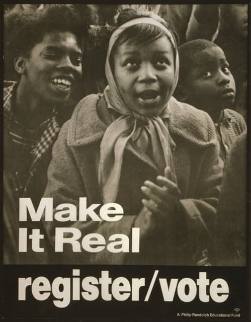 使它成为现实；登记；投票