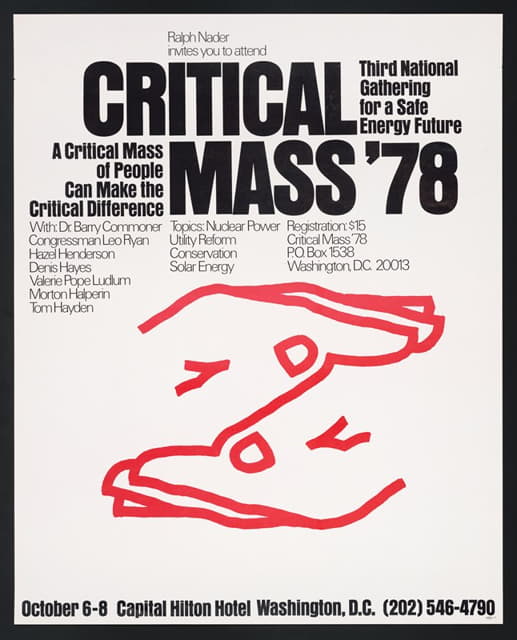 Anonymous - Ralph Nader invites you to attend Critical Mass, ’78
