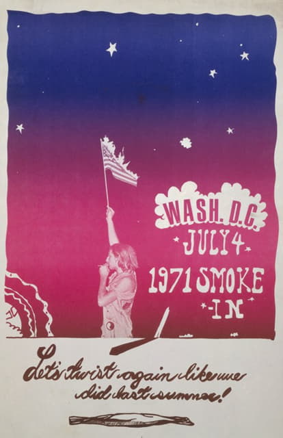 Anonymous - Wash., D.C., July 4, 1971 smoke-in Let’s twist again like we did last summer!