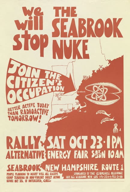 我们将阻止Seabrook核武器加入公民的占领。