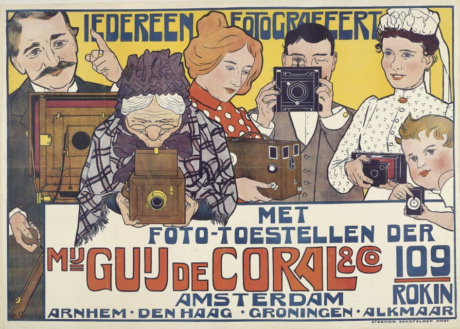 Johann Georg van Caspel - Everyone a Photographer Poster for Guy de Coral & Co