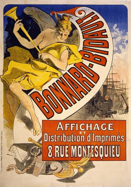 Jules Chéret - Bonnard-Bidault, affichage et distribution d’imprimés