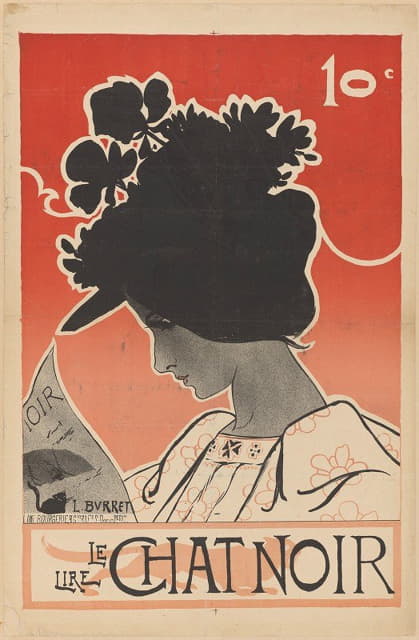 Léonce Burret - Poster for the magazine Le Chat Noir
