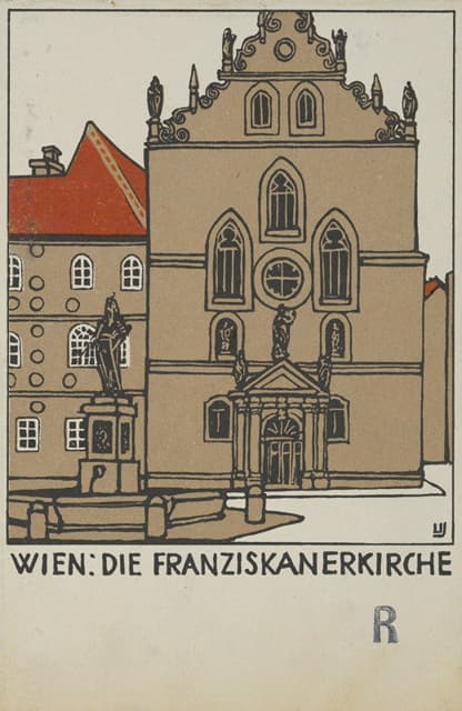Urban Janke - Wien; Die Franziskanerkirche