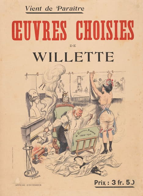 Adolphe Leon Willette的作品精选广告票