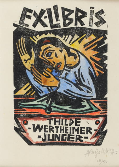 Aloys Wach - Ex libris Thilde Wertheimer-Junger