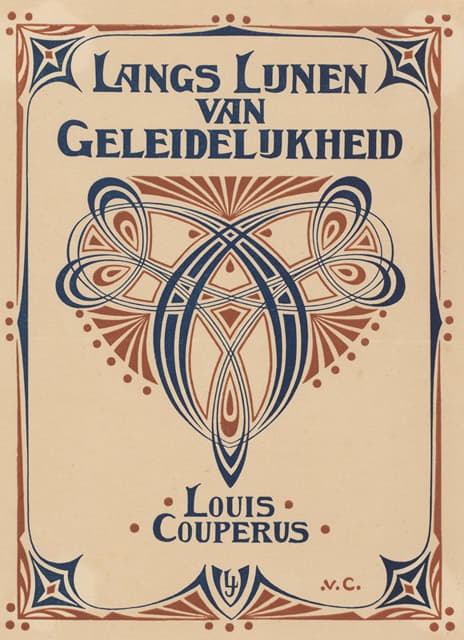 Johann Georg van Caspel - Bandontwerp voor; Louis Couperus, Langs lijnen van geleidelijkheid