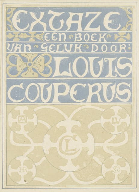 路易斯-库珀鲁斯的《幸福之书》（Extaze）的装帧设计