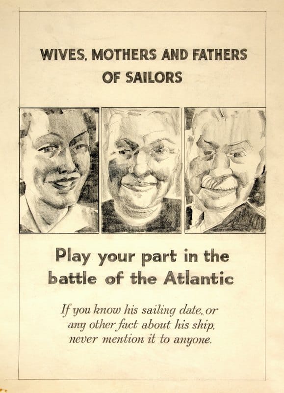 Anonymous - Wives, mothers and fathers of sailors. Play your part in the Battle of the Atlantic