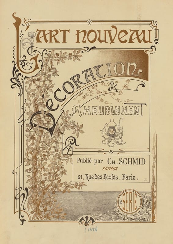 E. Cauzard - Art nouveau decoration and ameublement, 2 série