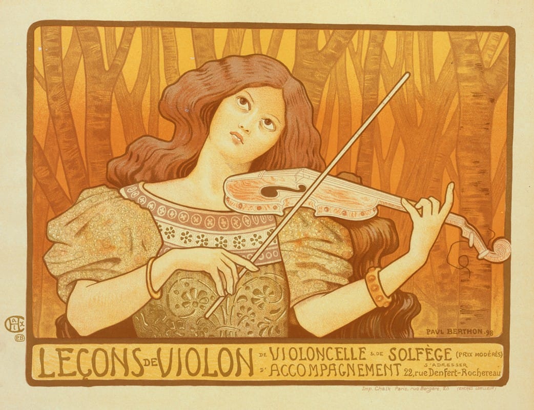 Paul Berthon - Leçons de Violon