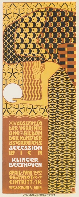 Alfred Roller - Deutsch Plakat für die XIV. Ausstellung der Secession