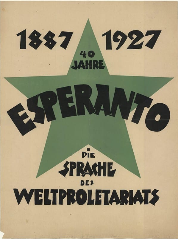 Anonymous - 40 Jahre Esperanto – 1887 – 1927, die Sprache des Weltproletariats