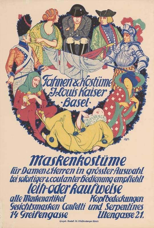 Burkhard Mangold - Fahnen & Kostüme – J. Louis Kaiser, Basel